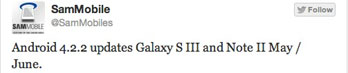 SG3 and Note 2 Android 4.2.2 Update